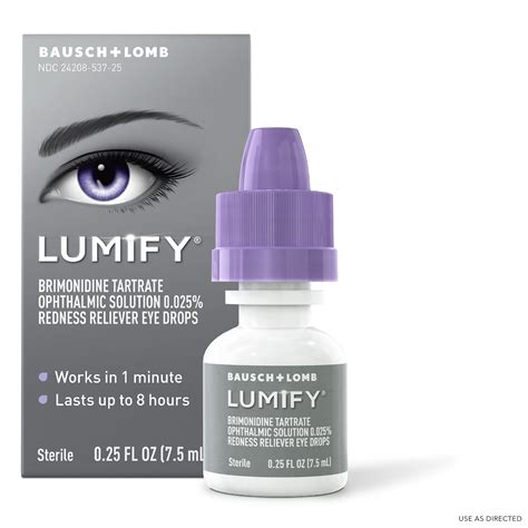 The two lots. . Are lumify eye drops recalled